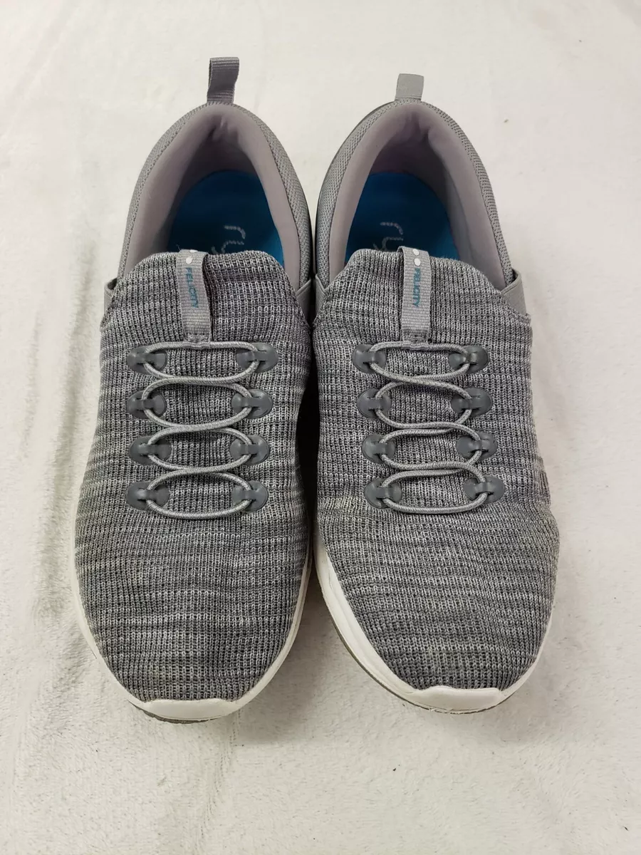 Ryka Womens Gray Sneakers Shoes Size 9M Stability Shank Arch
