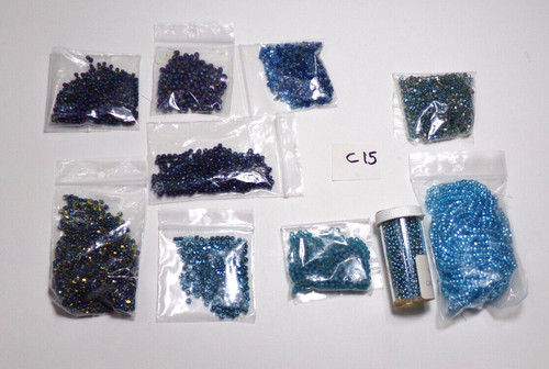 Seed Beads 8/0 Mixed Craft Lot 225g 8oz Jewelry Making C15