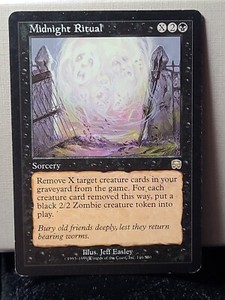 MTG Mercadian Masques - Midnight Ritual - NM Rare