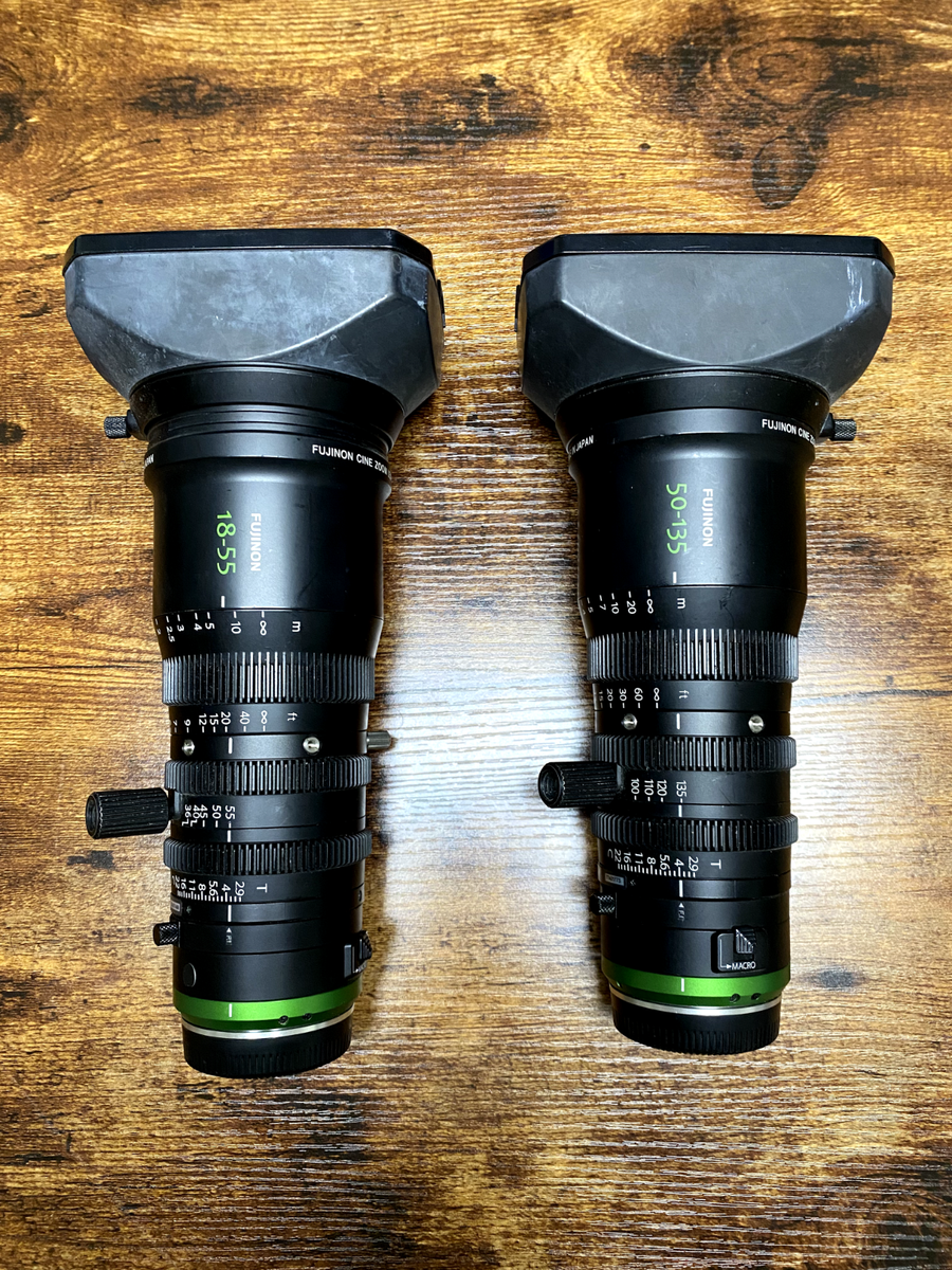 Fujinon MK 18-55mm & MK 50-135mm Lens Set of 2 (Sony E-Mount) USED