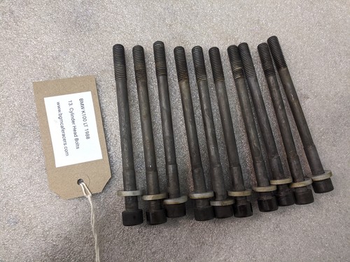 BMW K100 K 100 8V Bj 1988 Motor Zylinderkopf original Befestigungsschrauben