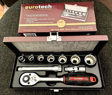 Eurotech Whitworth Socket Set 10 Piece 38in Drive Bsw Bsf Imperial 18 - 12 Eurotech Whitworth Socket Set 10 Piece 38in Drive Bsw Bsf Imperial 18 - 12