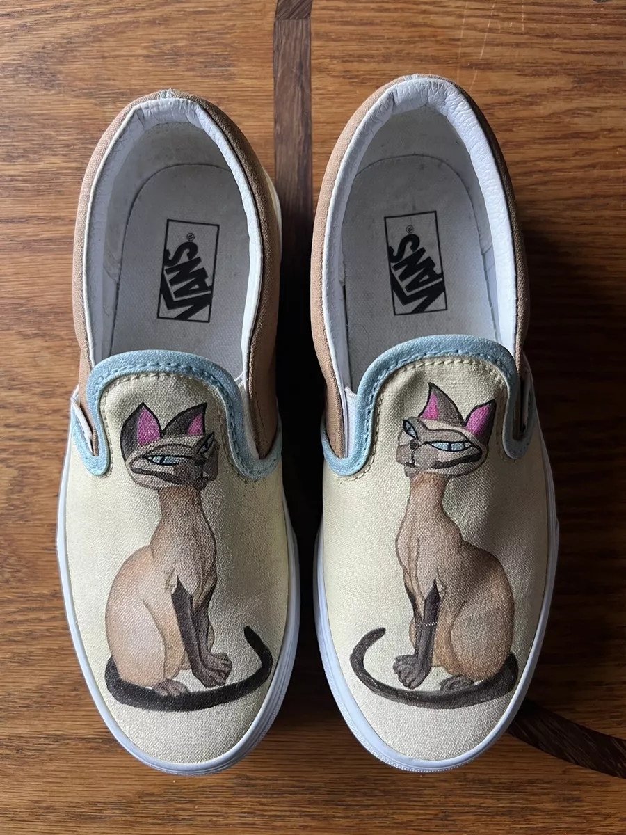 Cat vans cheap slip on
