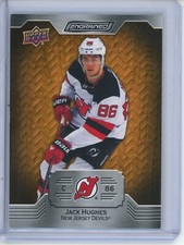 2023-24 Upper Deck Engrained JACK HUGHES Oak Parallel Serial #'d /349 #8