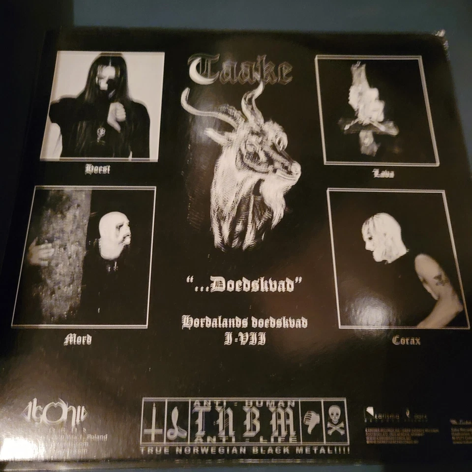 Taake Doedskuad ORIG1PRESS vinyl LP nargaroth wolfnacht immortal emperor Ag new  - Image 2 of 2
