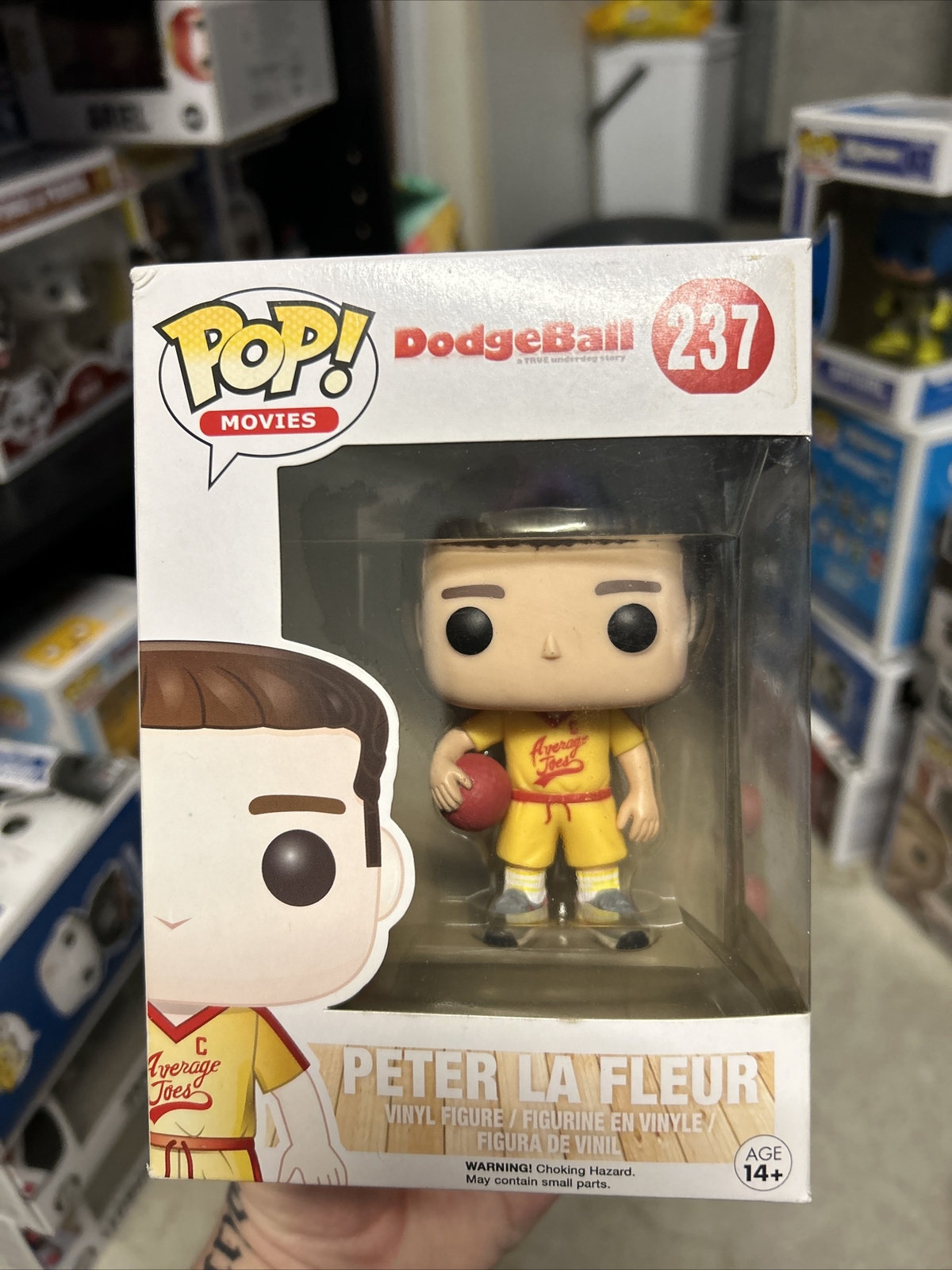 Funko Pop Movies Dodgeball #237 Peter La Fleur Vaulted Vinyl Figur