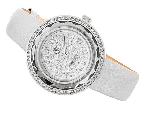 Victoria Wieck Womens Watch 39mm Silver Tone Green Dial New  display picture 3