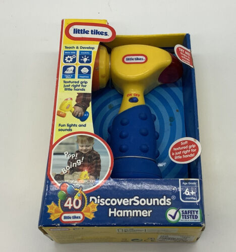 Little Tikes Discover Sounds Hammer Lights Dźwięk Dziecko Maluch Zabawka NOS 605994 - Zdjęcie 1 z 5