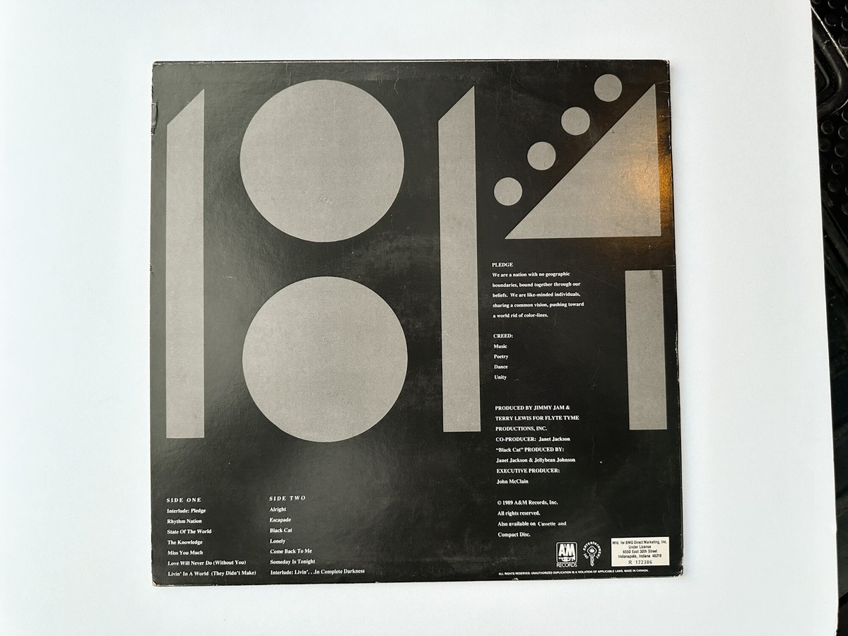 Janet Jackson - Rhythm Nation 1814 - Vinyl LP Record - 1989