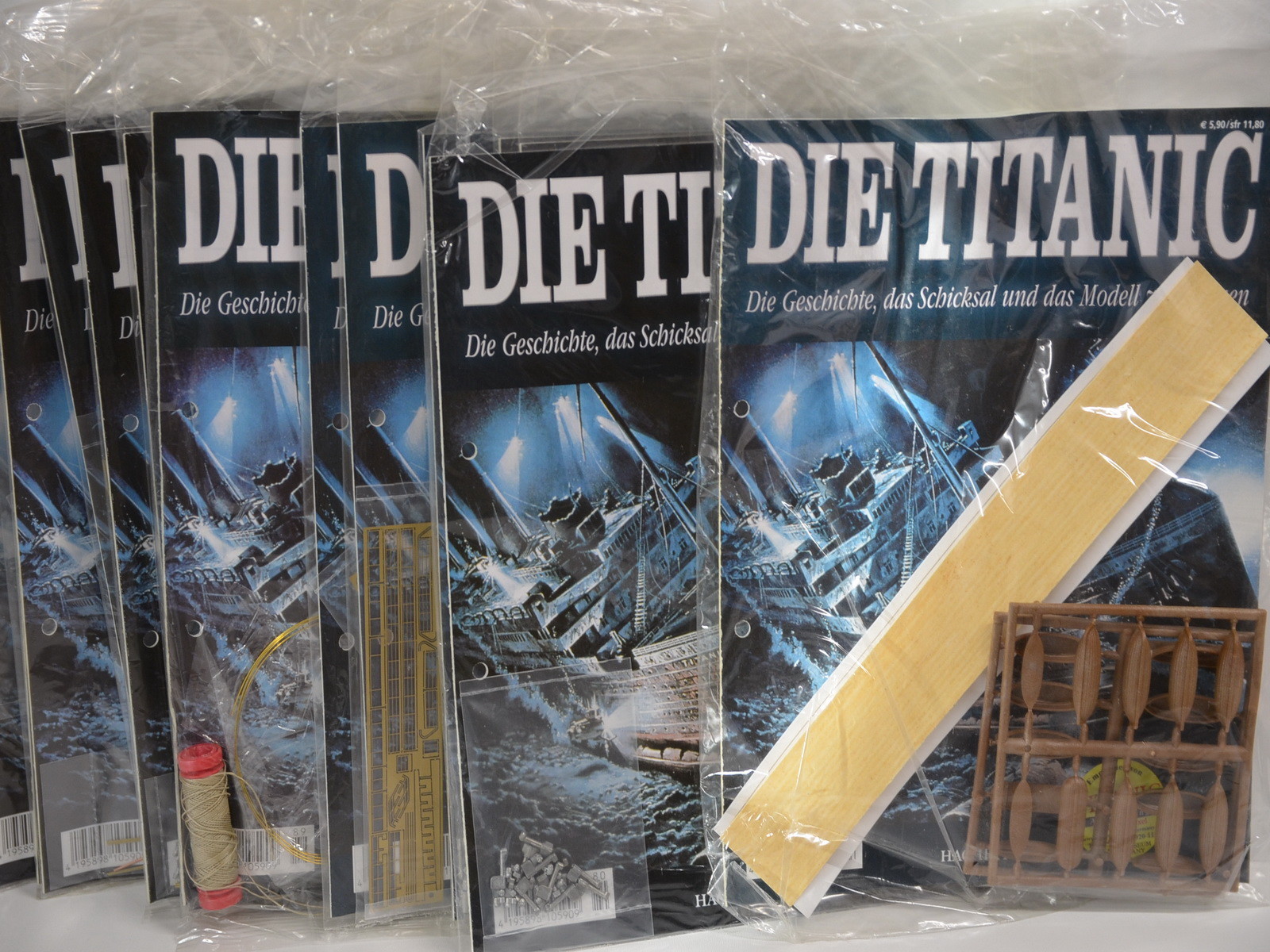 Hachette Die Titanic kit 4x cuaderno a elegir de la lista hasta el n.º 93 modelismo