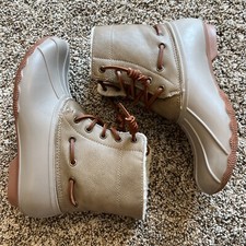 Seven7 Womens Duck Boot Tan Brown Boots 8 Medium B,M Slip On