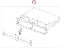 2020 22 Tesla Model 3Front Air Intake Active Grille Shutter 1559787-00 OEM