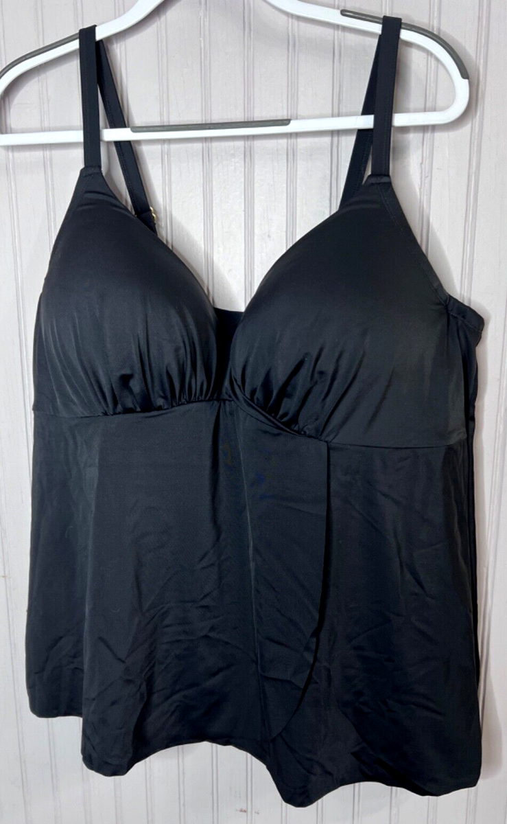 Swimsuits For All Womens SWIM DRESS 42DD Black Designer Quality