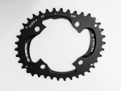 Anello Catena Bicicletta MTB Osymetric XT M785 BCD 104 mm 4 bulloni 38T