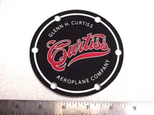 Curtiss Aircraft Propeller Cover Plate Glenn H. Curtiss 1906 - 1918