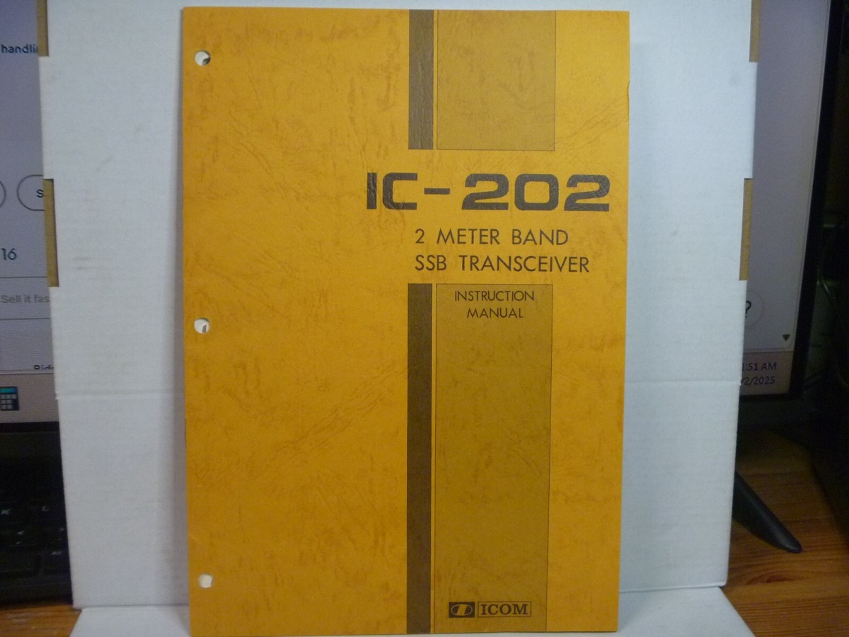 Icom Ic-202 144mhz SSB / CW Portable Transceiver Fully Working for