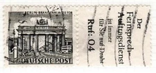 BERLIN ~ 1952 BOOKLET PAIR ~ #W33 - USED