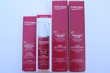 Topicrem AH3 Global Anti-Aging Eye Contour 15ml,Fluid 40ml,Cream 40ml,Serum 30ml