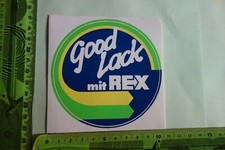 Alter Aufkleber Automobil Pflege ERDAL-REX Mainz Good Lack mit REX