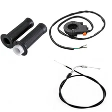 Throttle Control Handle Bar Grip Kill Switch kit 49cc 66 80cc Motorized Bicycle