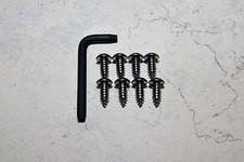 Anti-theft Black Security Screws For Ford F150 Front Rear License Plate