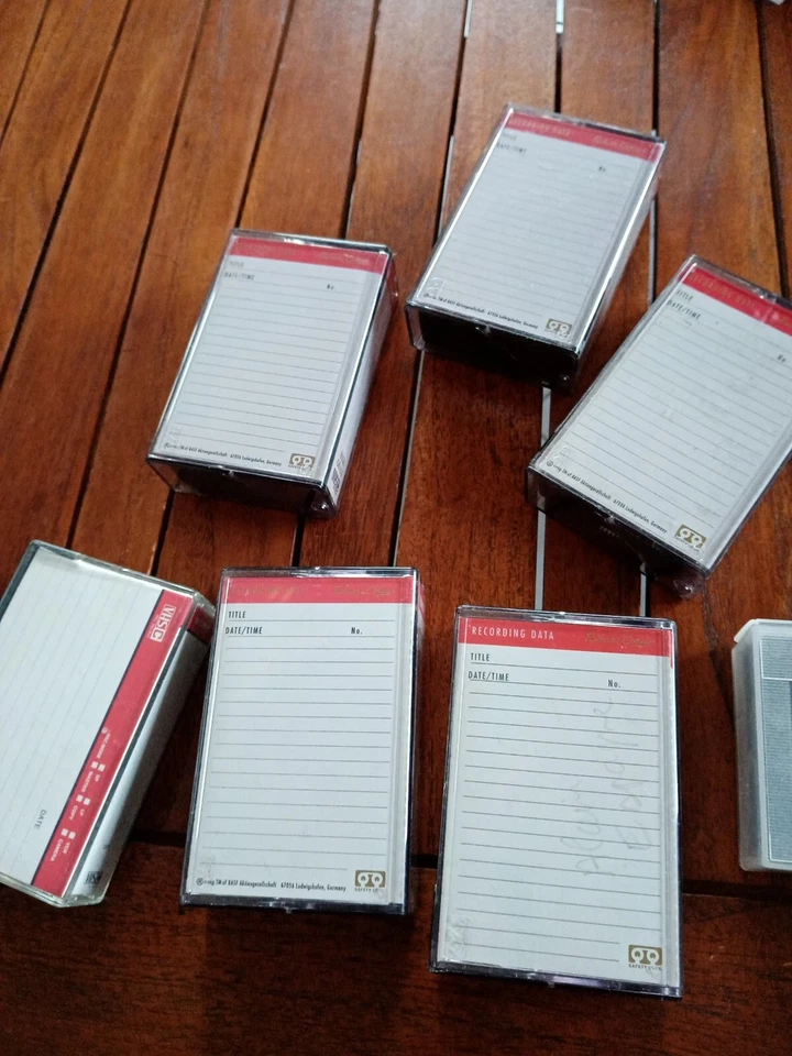 Lot 7 K7 vidéo VHS C BASF cassette vierge HIGH GRADE - Image 3 of 4