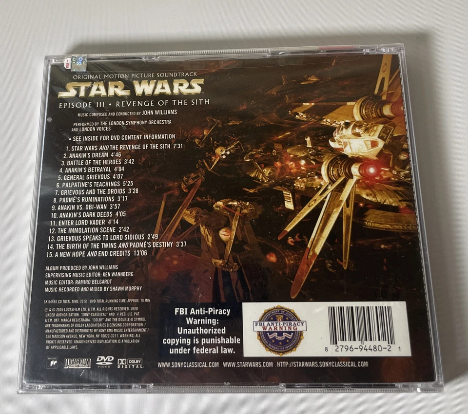 Star Wars Episode III (Original Motion Picture Soundtrack) - Image 3 of 4