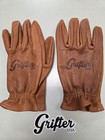 Grifter Co. Bison Scoundrel Gloves Leather Men's L New Made in USA Motorcycle