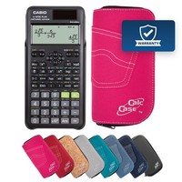 Casio FX-87 De Plus Ii Schulrechner Mit Schutztasche Im