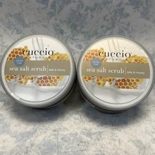Cuccio Sea Salt Scrub Extra Fine 8oz ( Lot of 2 ) New