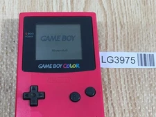 LG3975 Plz Read Item Condi GameBoy Color Red Game Boy Console Japan