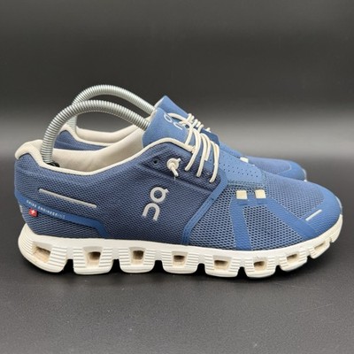 On Cloud 5 Denim Blue White Women's  Shoes size 10 Running Walking Trainer