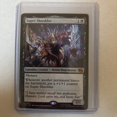 Super Shredder Teenage Mutant Ninja Turtles Regular Magic The Gathering TMNT