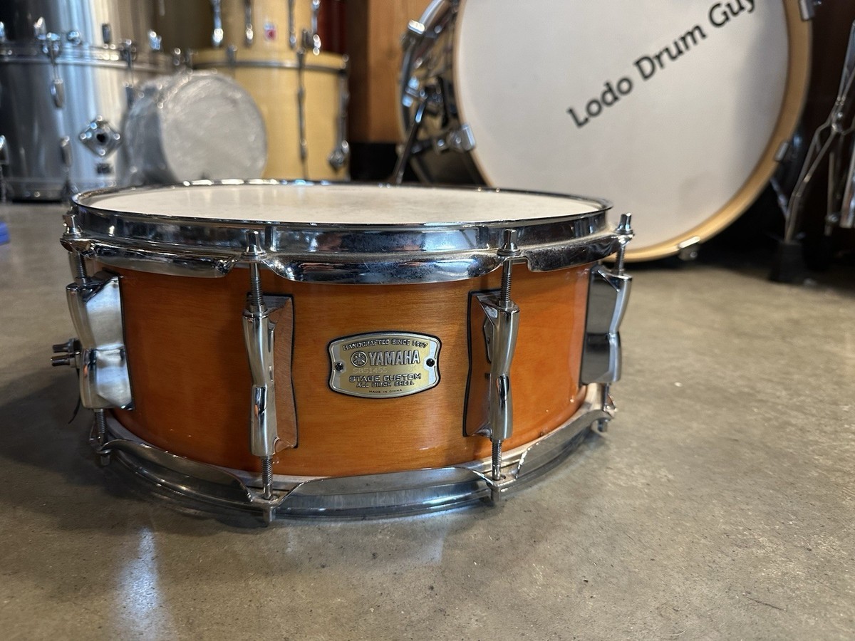 Yamaha Stage Custom BIRCH 10-lug Snare Drum HONEY AMBER (ORANGE