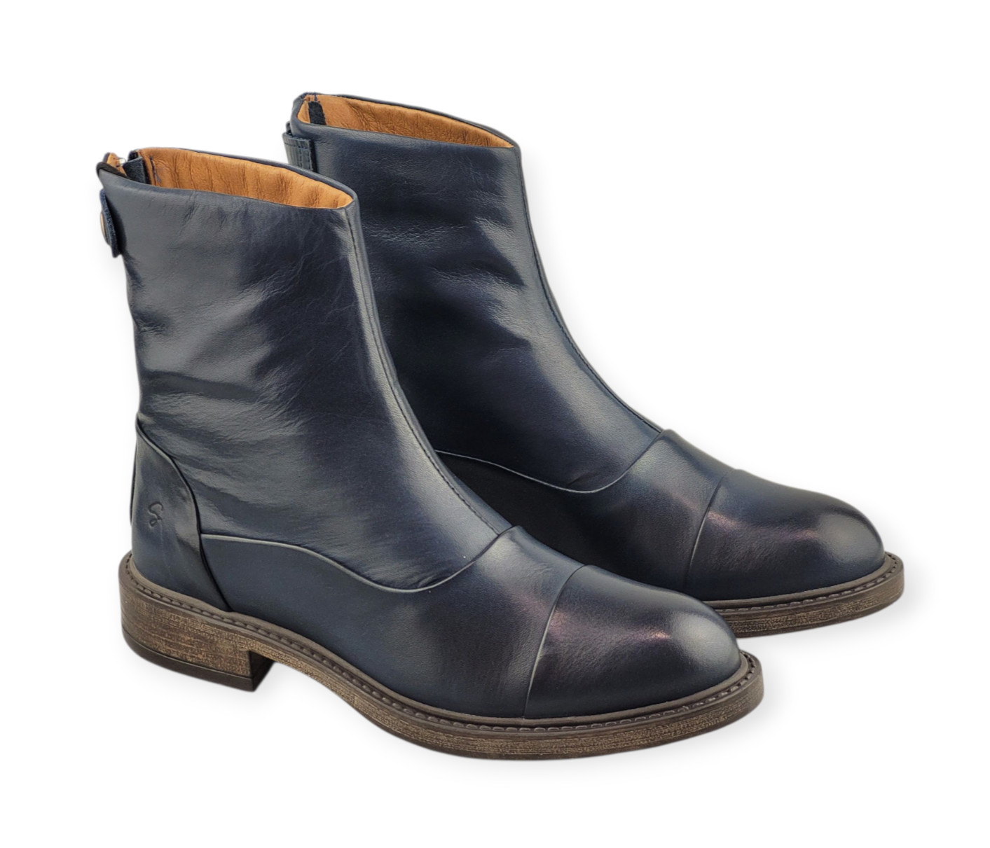 Дизайнер обуви Copenhagen Dahlia S212-1006 из коллекции blau Echtleder Damen Stiefelette