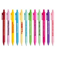 12 Pcs Inspirational Ballpoint Pens Motivational Pens with Positive Quotes Pe...