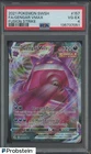 2021 Pokemon SWSH Fusion Strike #157 FA Gengar VMax PSA 4 VG-EX