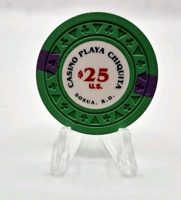 Casino Playa Chiquita Casino Sosua Dominican Republica $25 Casino Chip CG264410