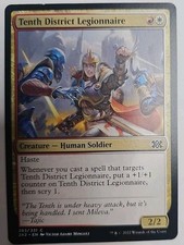 MTG Magic The Gathering Card Tenth District Legionnaire Creature Human Soldie