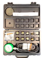 Snap On Tools Usa Mt37a Oil Pressure Gauge Set With Case 0-100psi Complete Nice