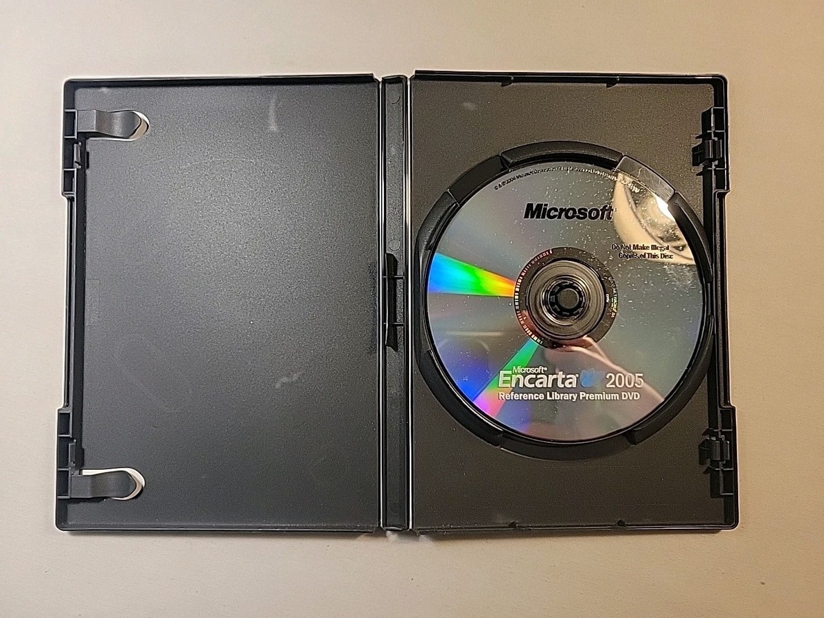 Microsoft Encarta 2005 Reference Library Premium DVD -PRODUCT KEY