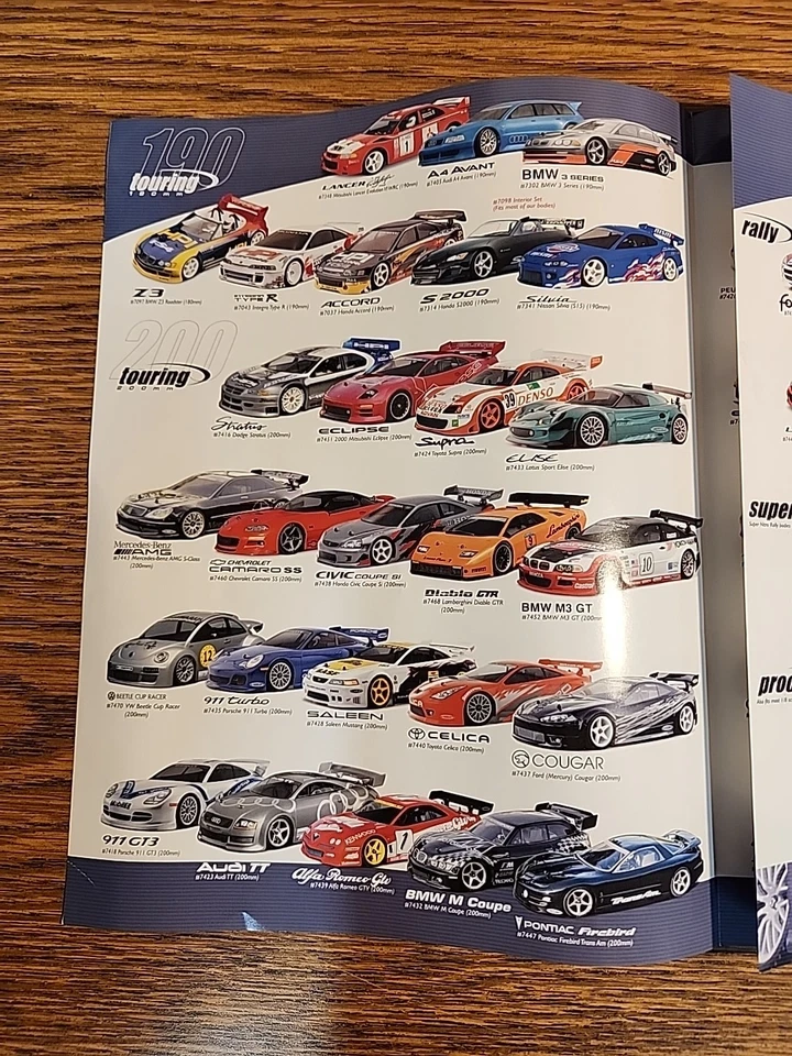 Vintage RC Racing 2001 HPI Bodies Color Catalogue Micro 190 Touring - Image 3 of 4