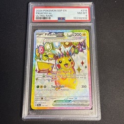Pikachu ex 219/191 Surging Sparks Secret Rare