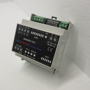 TEC System BUSMOD-8/A S.r.l Protection Relay 24 VAC/DC Cod. 1AC0004 BUSMOD8/A