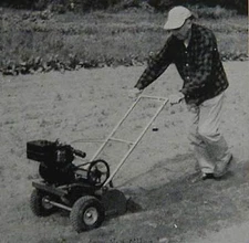 Rotary Garden Tiller 1956 How-To Build PLANS 12"