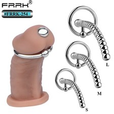 Piercing Penis Plug Urethral Sounding Dilator Solid Penis Stretcher Enhance Men