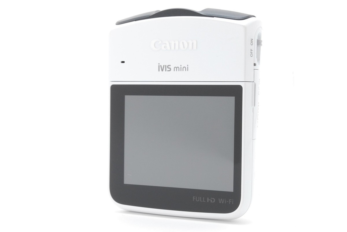 美品 Canon キャノン デジタルビデオカメラ iVis mini 美品】CANON IVIS mini ホワイト デジタルビデオカメラ - メルカリ