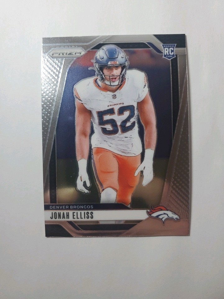 Jonah Elliss Rookie Card 2024 Prizm #356 Broncos LB RC
