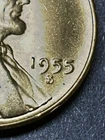 1955-S Lincoln Wheat Cent Penny RED LUSTROUS Uncirculated Roll Of 50 Coins