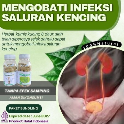 Indonesian Herbal Capsule Bundle Cat's Whiskers & Betel Leaf 2x50 Caps